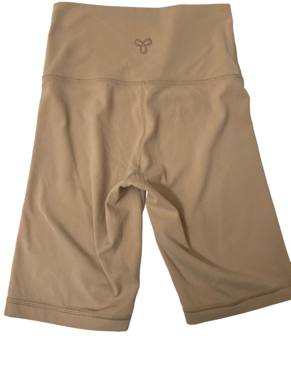 TNA Aritzia High Waist Biker Shorts Nylon Tan 9” Inch Size XS Athletic Biking - Picture 4 of 10